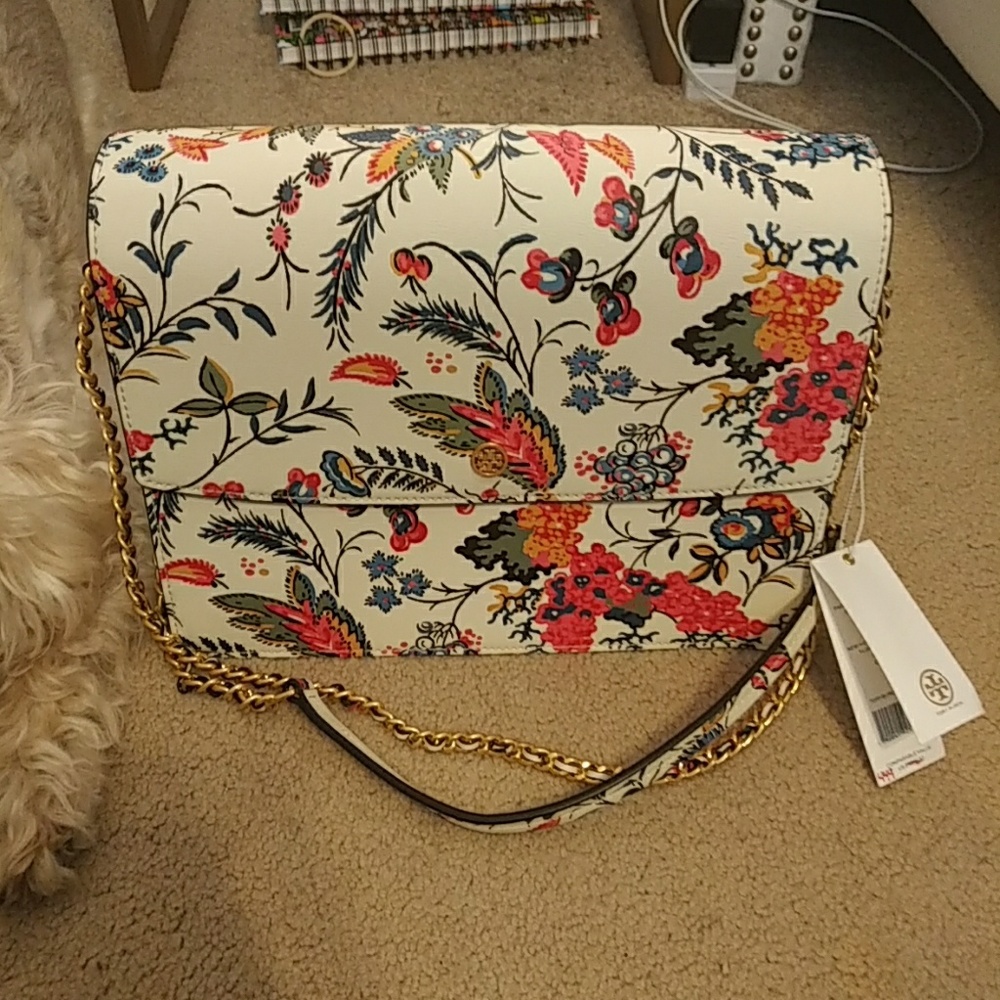 NWT Tory Burch adjustable chain link purse